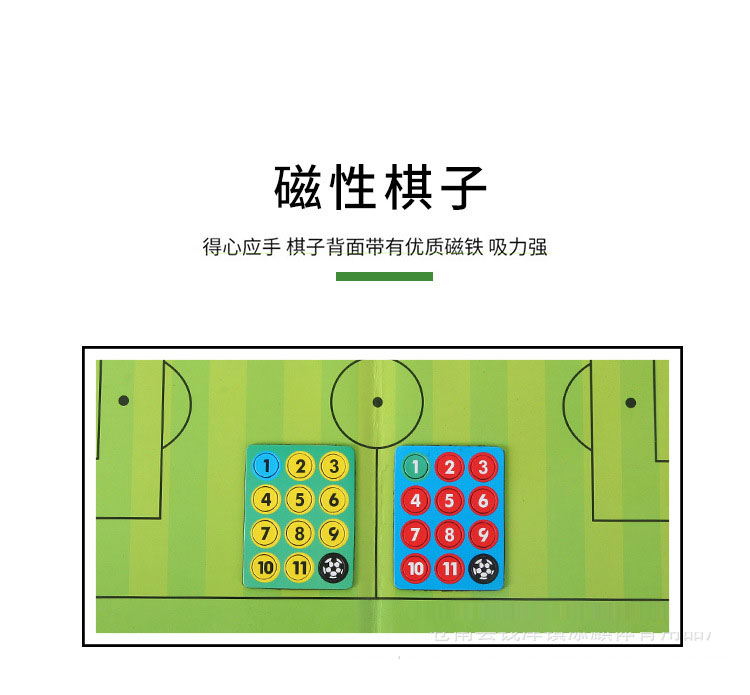  Folding Coaching Board Magnetic with Pen with Wipe Teaching Board Two-Fold Exhaust Coaching Board Straight Plate