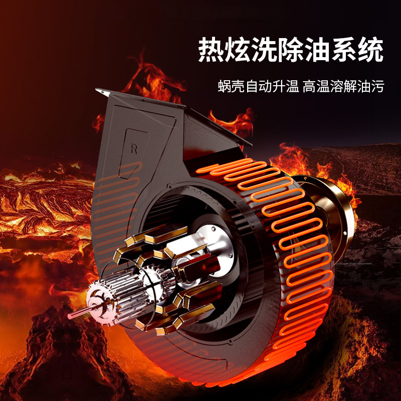 In Stock Wholesale Public Flue Kaxing Range Hood Side Suction Large Suction Hot Shower Household Exhaust Hood