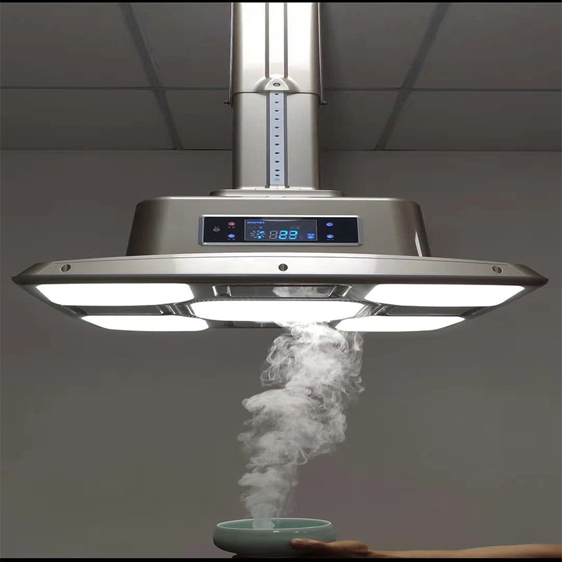 Outdoor Pipe Direct Discharge Type Chess Room Air Purifier Smoke Exhaust Lamp Mahjong Machine Room Smoke-Removing Treasure Mahjong Lamp