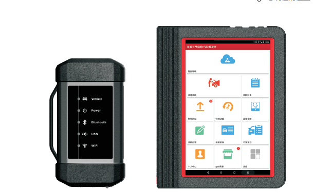 LAUNCH automobile electronic control intelligent test equipment exhaust diagnosis ECU computer brush automobile line diagnostic instrument