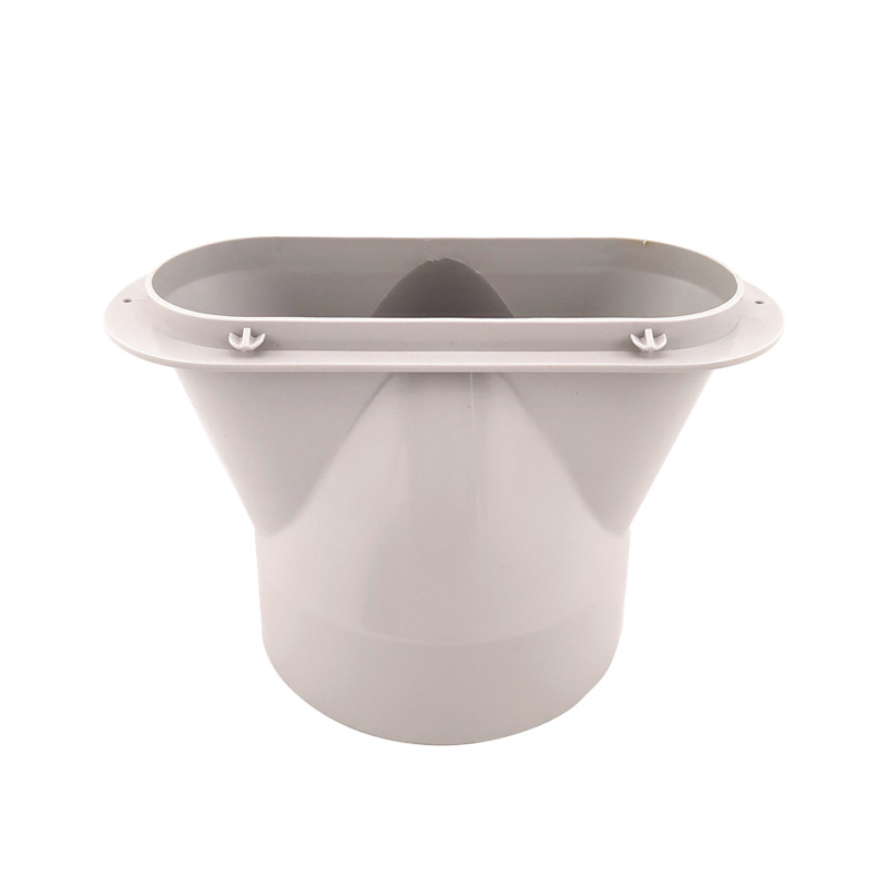 Mobile Air Conditioning Exhaust Pipe Flat Mouth Interface Duckbill Diameter Suitable for 15cm13cm Connector