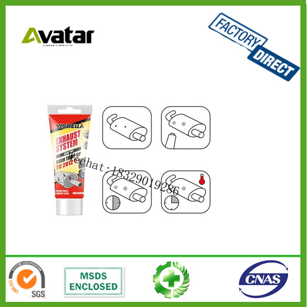 Card Pack Visbella Car Exhaust System Pipe Repair Cement Sealer