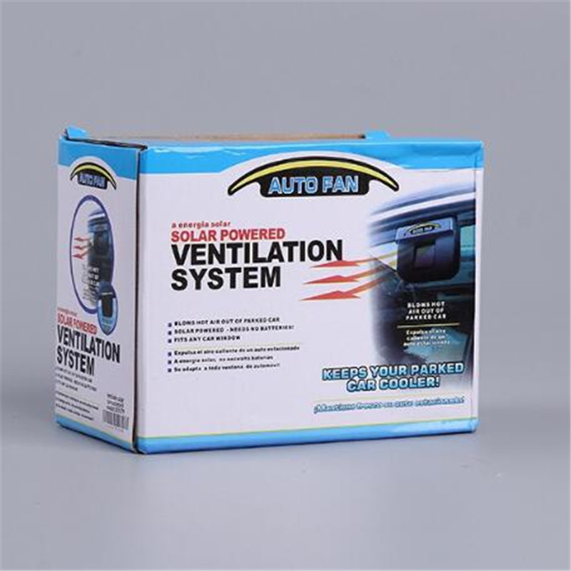 Solar energy fan car exhaust fan car solar energy cooler for vehicle