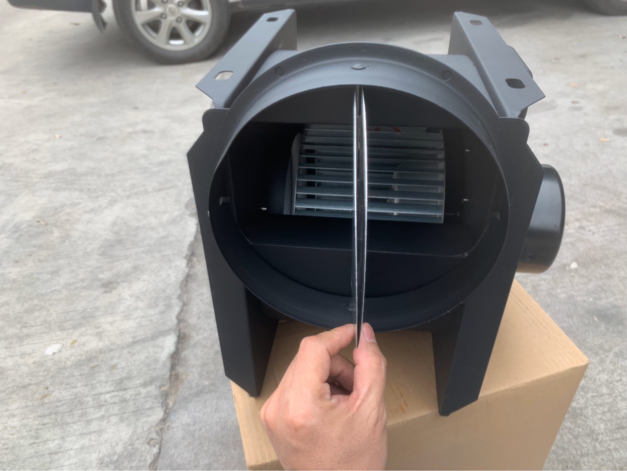 2021 New Mini Pipe Fresh Air Songji Fan Ventilation Fan Hotel Mall Ventilation Equipment Exhaust Ventilation