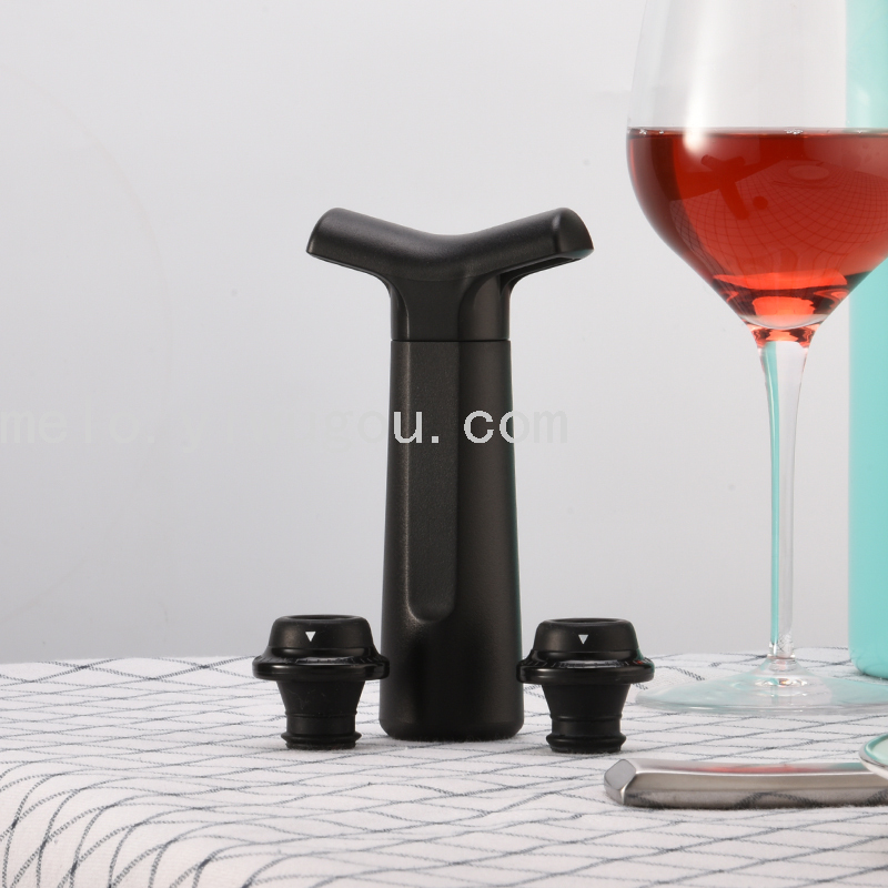 Red Wine Keep Fresh Stopper, Air Exhaust Cylinder Vacuum Pump, Sealed Wine Stopper, Keep Fresh Stopper