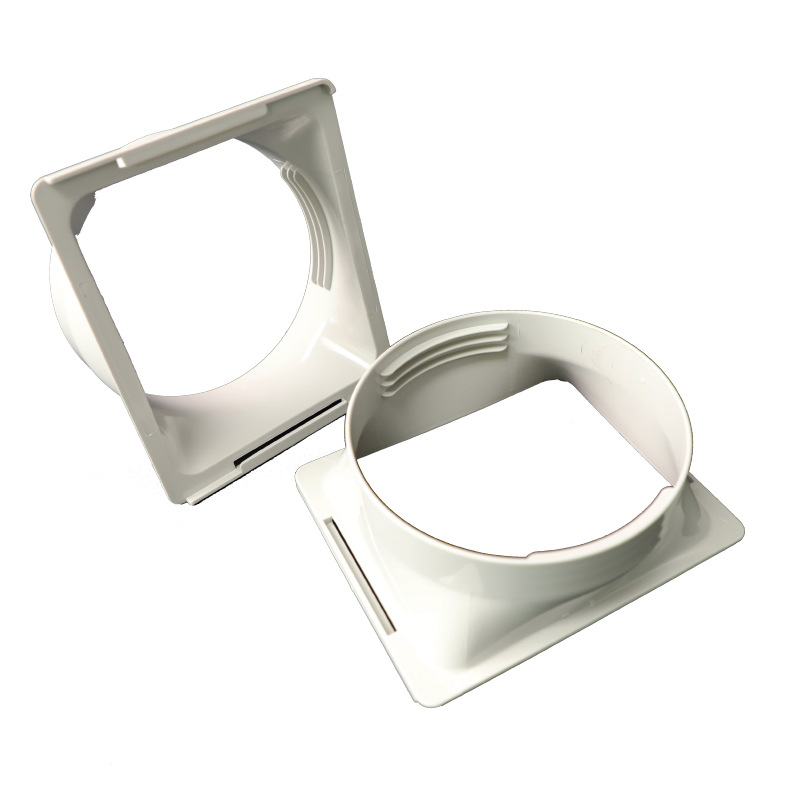 Exhaust Pipe Flat Mouth Interface Duckbill Square Interface round Interface Straight Diameter 15cm Connector