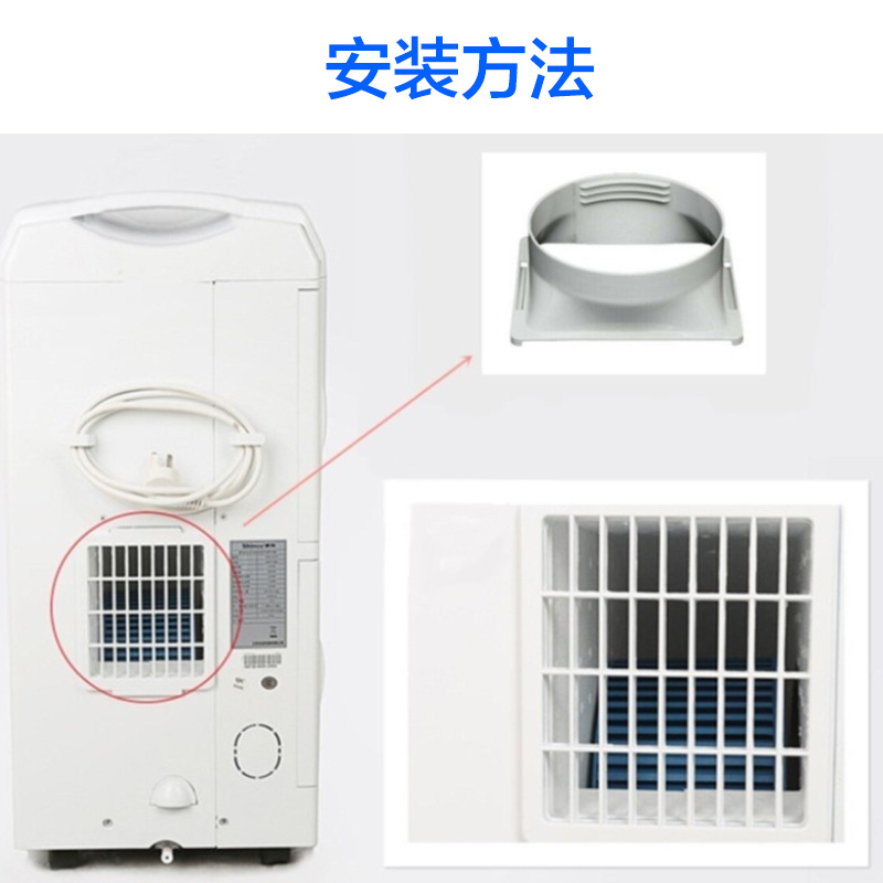 Exhaust Pipe Flat Mouth Interface Duckbill Square Interface round Interface Straight Diameter 15cm Connector