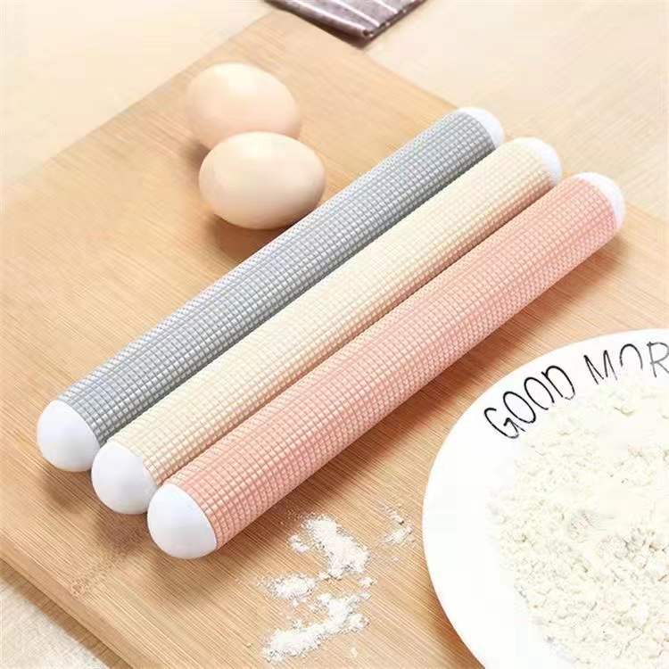 Exhaust Rolling Pin Household Rolling Stick Toast Bread Dumpling Wrapper Floating Point Exhaust Rod Non-Stick Rolling Pin Rolling Stick Baking Tool
