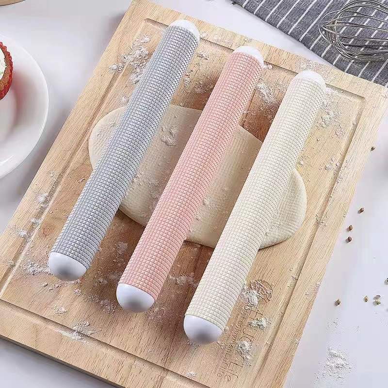 Exhaust Rolling Pin Household Rolling Stick Toast Bread Dumpling Wrapper Floating Point Exhaust Rod Non-Stick Rolling Pin Rolling Stick Baking Tool