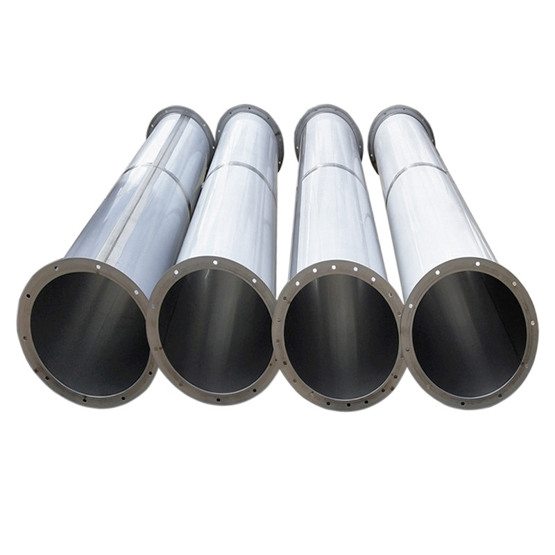 304 Steel Use Stainless Duct round Seamless Welding Air Duct Smoke Exhaust High Temperature Resistant Air Duct Full Welding Ventilation Pipe Manufacturer