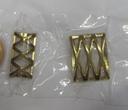 Alloy muffler chain resin button