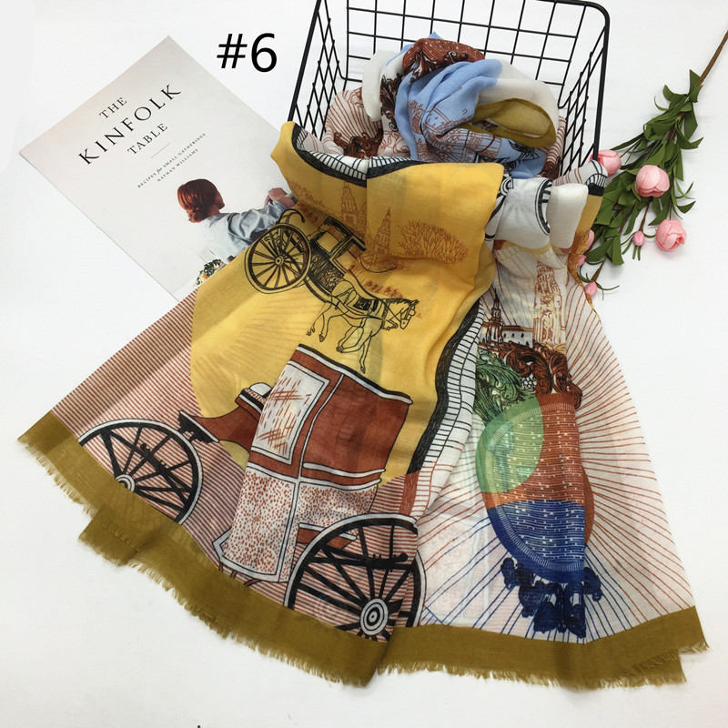 Cotton print hijab A patchwork color shawl cotton muffler scarf womens travel New Fashion beautiful sun scarf hot sale