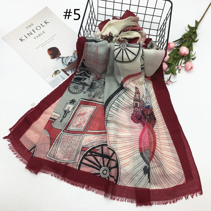 Cotton print hijab A patchwork color shawl cotton muffler scarf womens travel New Fashion beautiful sun scarf hot sale