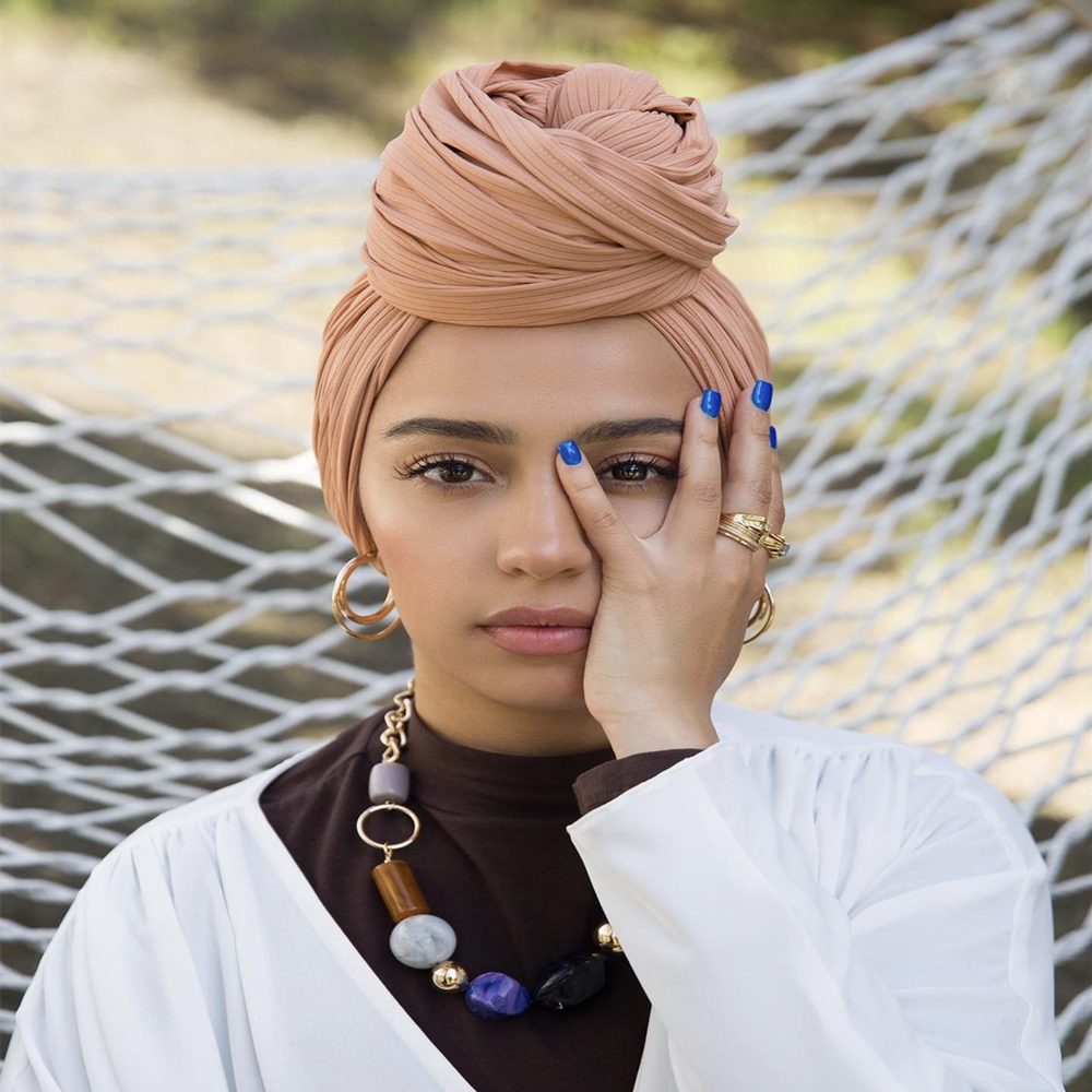 NEW high qulity Islamic breathable hijab basic Malaysia muslim headscarf Stretch ribbed jersey women muffler solid scarf