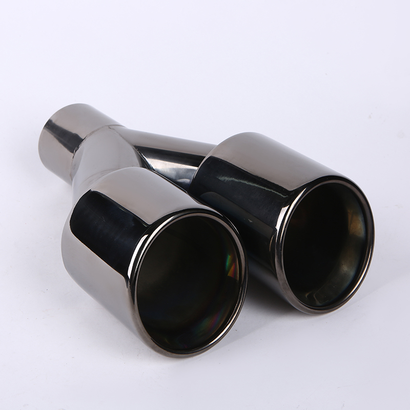 Automobile tail throat exhaust pipe tail throat general purpose exhaust stainless steel exhaust hood exhaust cylinder tail ring muffler modification