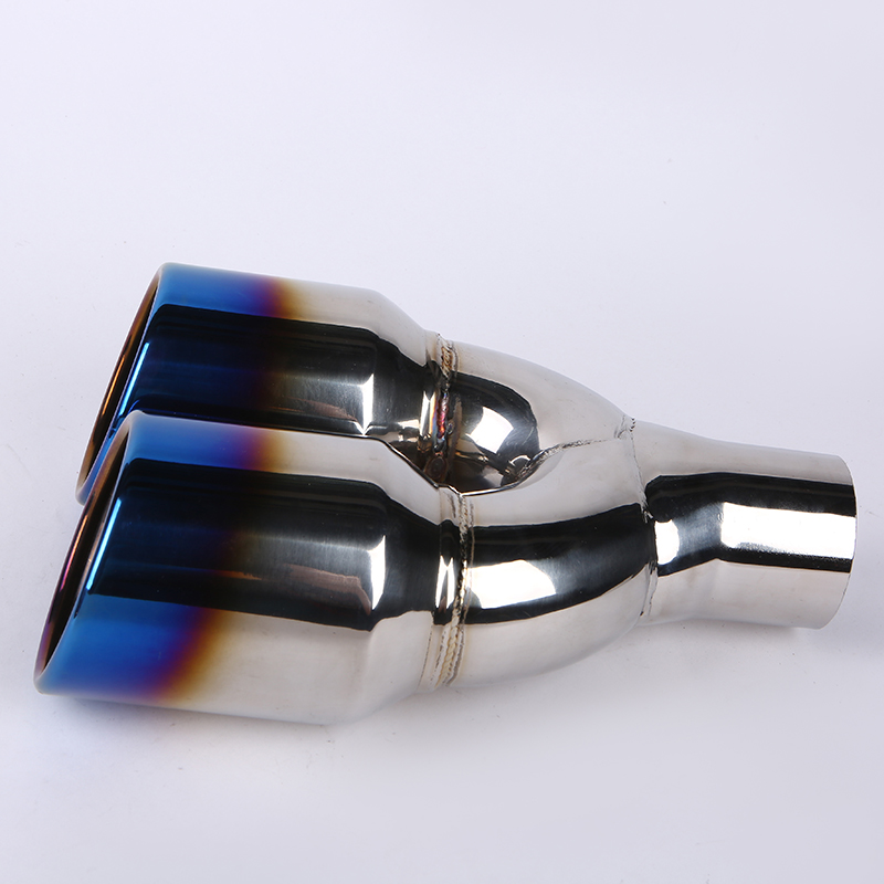 Automobile tail throat exhaust pipe tail throat general purpose exhaust stainless steel exhaust hood exhaust cylinder tail ring muffler modification