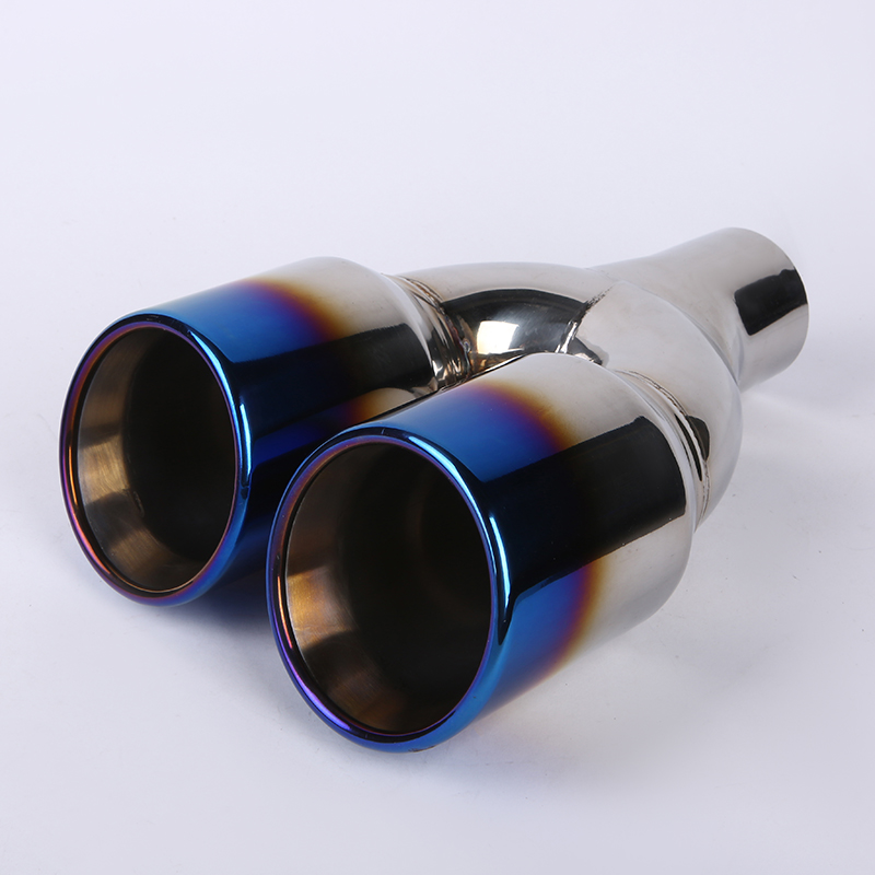 Automobile tail throat exhaust pipe tail throat general purpose exhaust stainless steel exhaust hood exhaust cylinder tail ring muffler modification