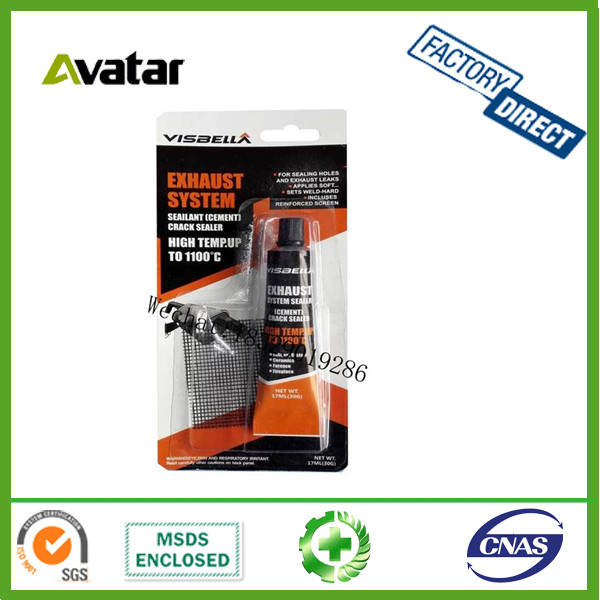 VISBELLA exhaust system /tailpipe &amp;muffler sealer cement 