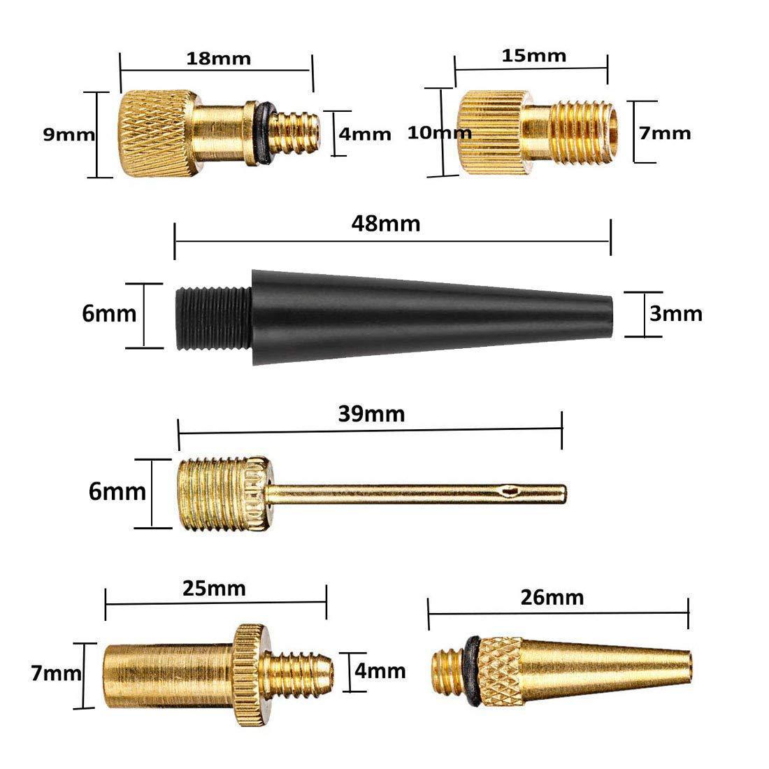 Cross-Border Bicycle Valve Led Cup Light French Valve Converter Adapter SVAV DV Pump Accessories