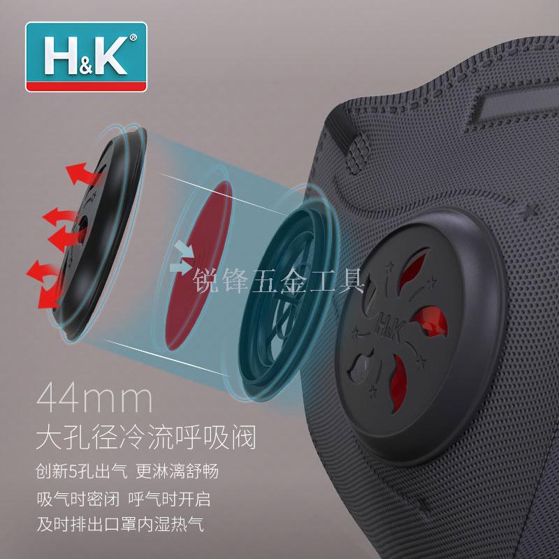 5 layers with activated carbon mask, cold flow breathing valve