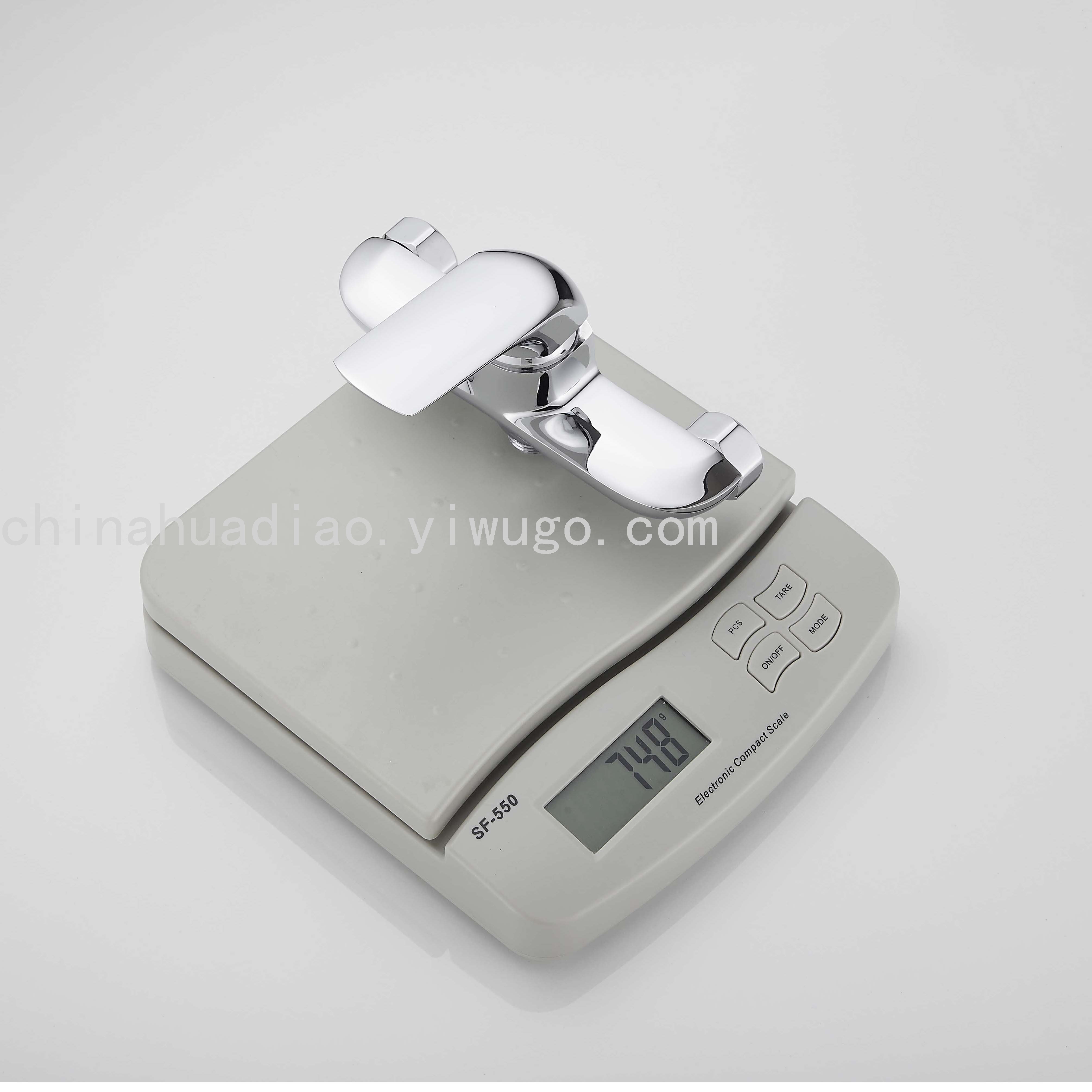Faucet Bathroom Kitchen Monolever Double Hole Wall-Mounted Hot and Cold Mixing Valve Bathroom Health Faucet Faucet
