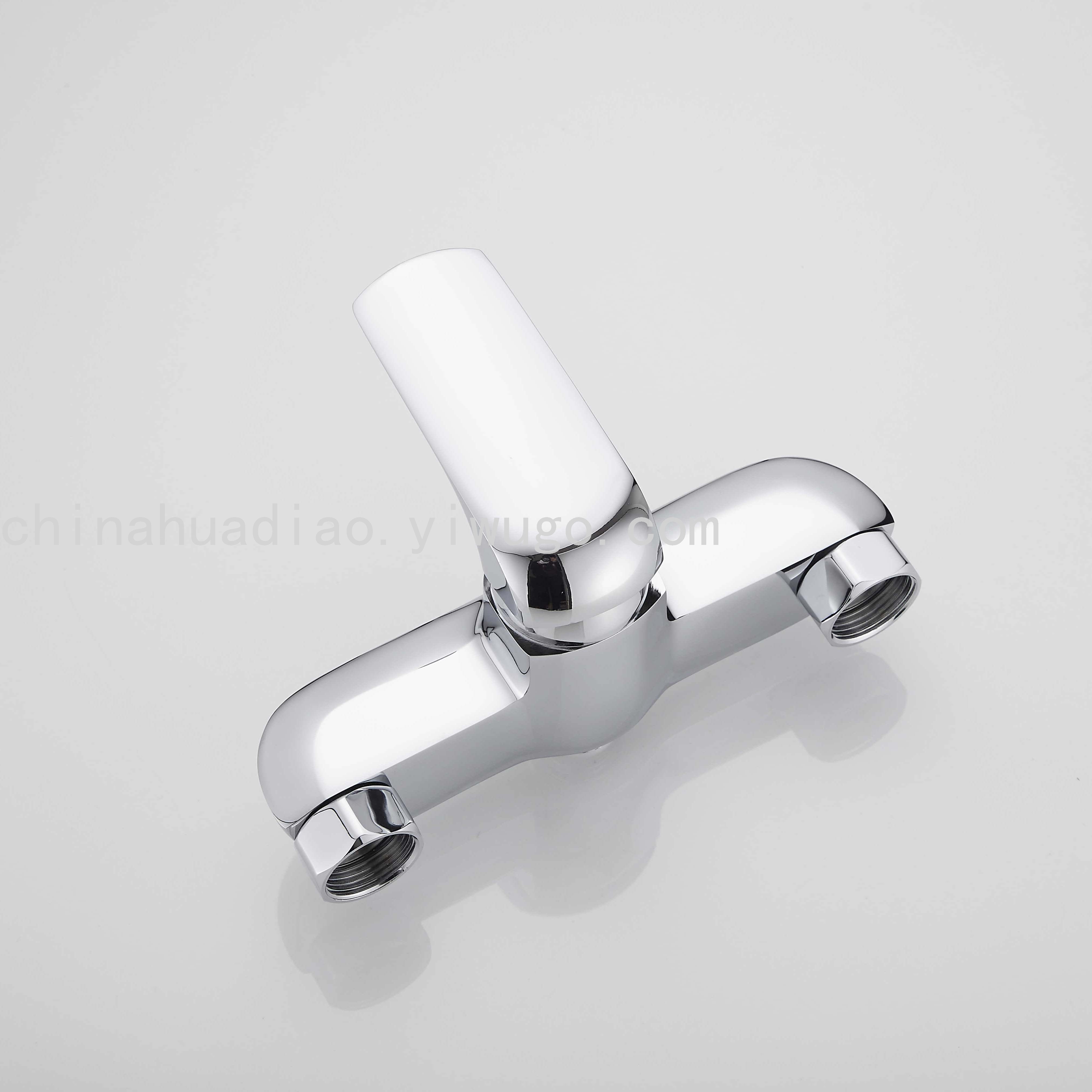 Faucet Bathroom Kitchen Monolever Double Hole Wall-Mounted Hot and Cold Mixing Valve Bathroom Health Faucet Faucet