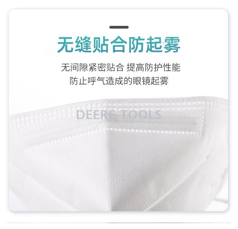KN95 respirator dustproof breathable disposable respirator for men and women without breathing valve