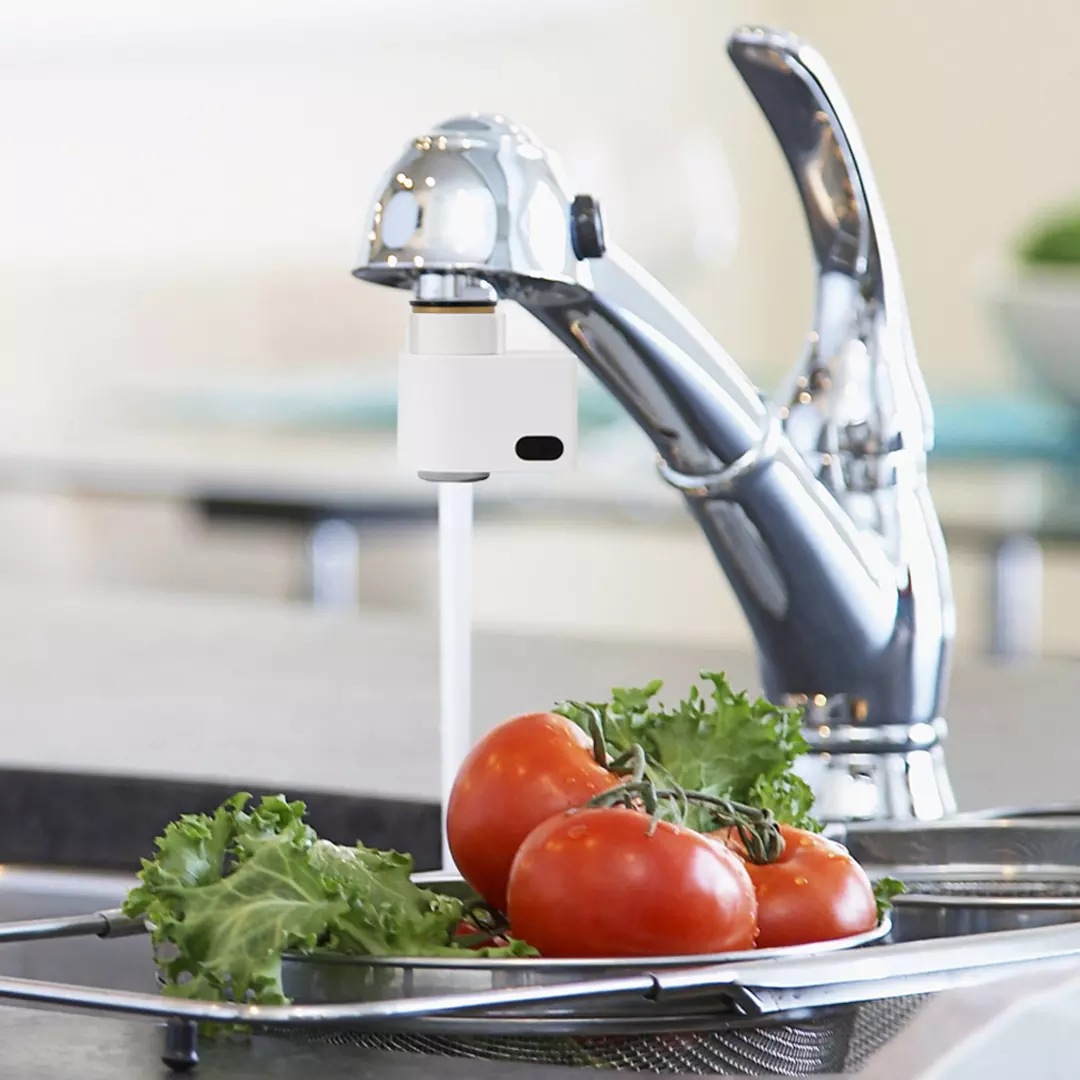 2021 New Xiaoda Sensor Water Saving Device Kitchen Household Bathroom Faucet Water Saving Valve Our Splash-Proof Sensor