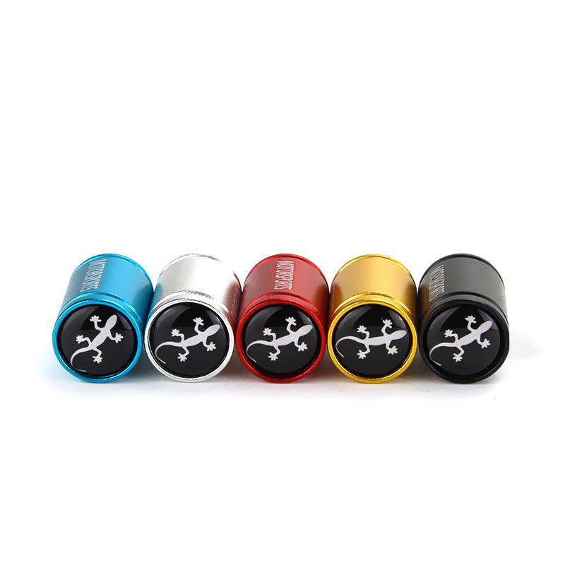 Car Tire Decorative Cover Small Gecko Aluminum Alloy Valve Cap Safe Good Luck Neutral Valve Core Mouth Cover