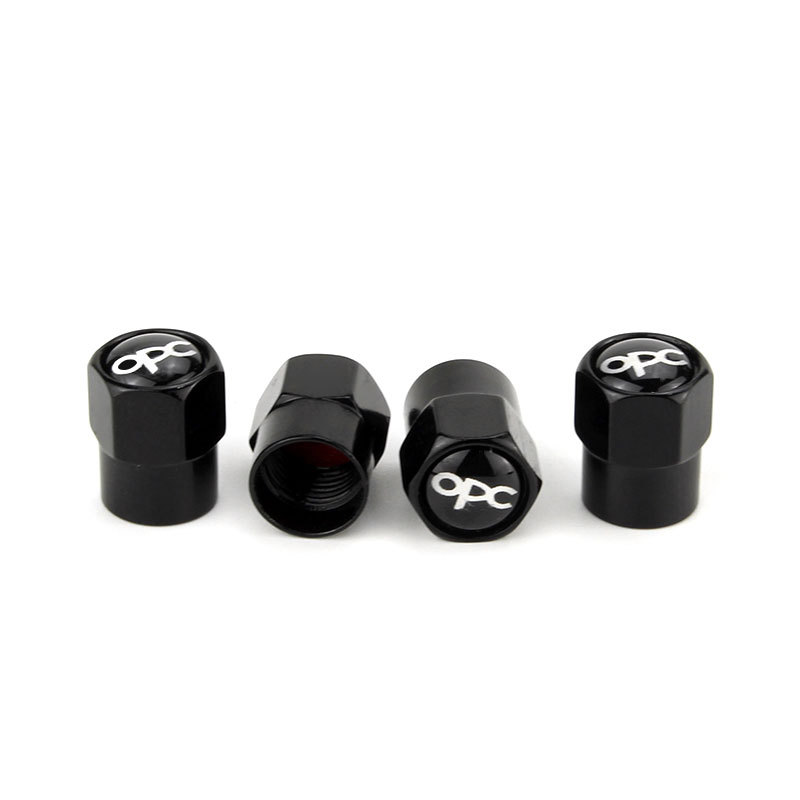 Cross-Border Supply Mini Aluminum Alloy Valve Cap Universal Leak-Proof Valve Core Cap Tire Cover with Car Logo