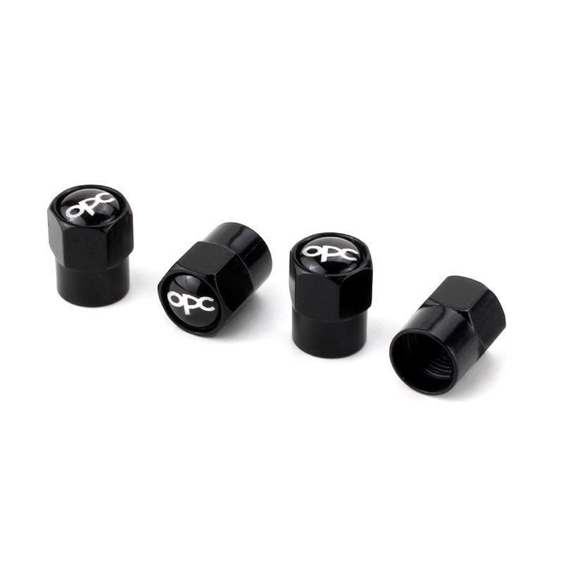 Cross-Border Supply Mini Aluminum Alloy Valve Cap Universal Leak-Proof Valve Core Cap Tire Cover with Car Logo
