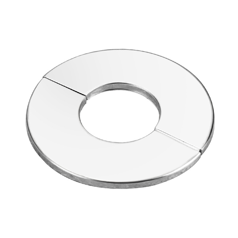 Triangle Valve Faucet Stainless Steel Decorative Cover Air Conditioning Hole Water Pipe Wall Hole Wall Hole Split Decorative Hole Covers