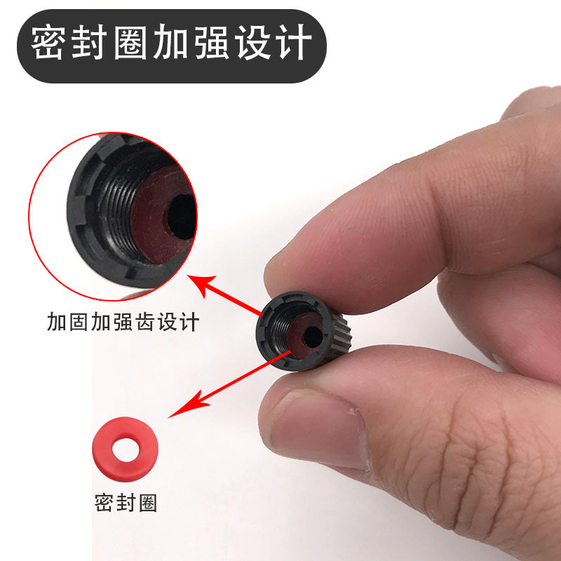 Automobile tire valve cap general plastic air nozzle dust protection cover electric car plastic valve core