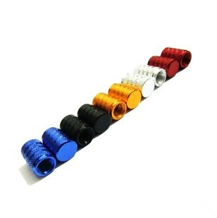 Car Tire Aluminum Alloy American Valve Cap Dust Cover Dustproof Hat Support Mixed Batch Five Colors Currently Available