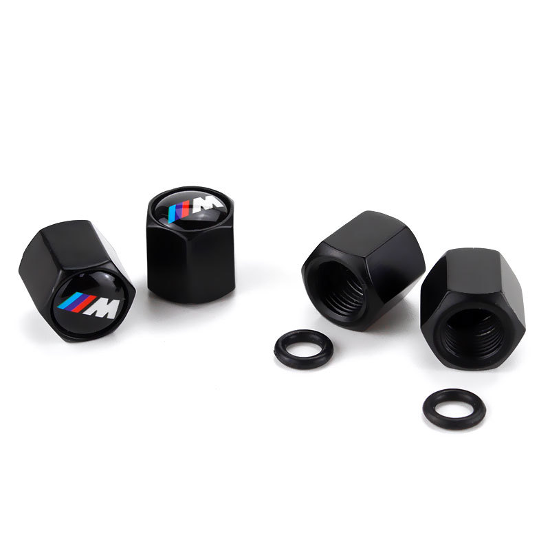 Cross-Border Hot Tire Valve Cap Metal Modification M Standard Air Nozzle Cap Universal Car Tire Valve Cover