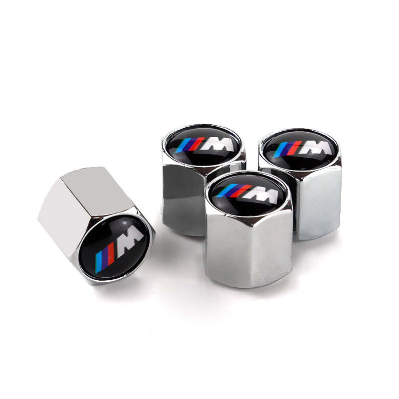 Cross-Border Hot Tire Valve Cap Metal Modification M Standard Air Nozzle Cap Universal Car Tire Valve Cover