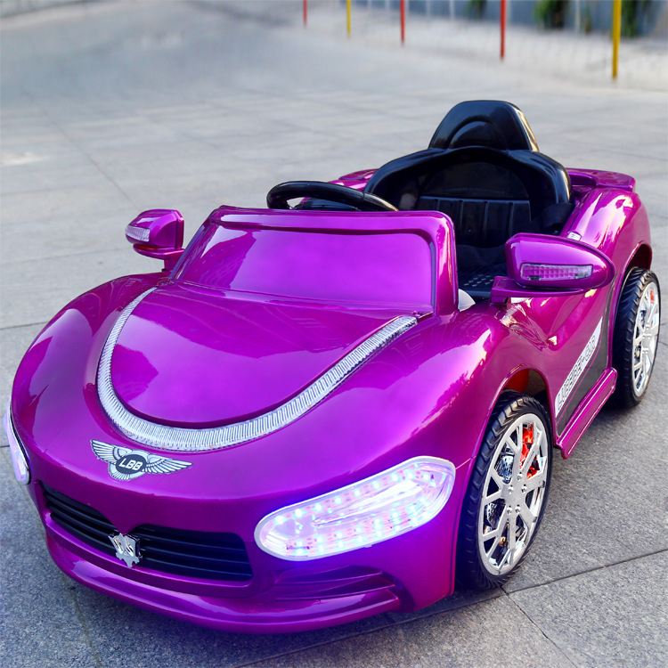 Children&#039;s Electric Car Four-Wheel Remote Control Can Sit 123 Years Old Toys for Baby Boys and Girls Battery Car Swing