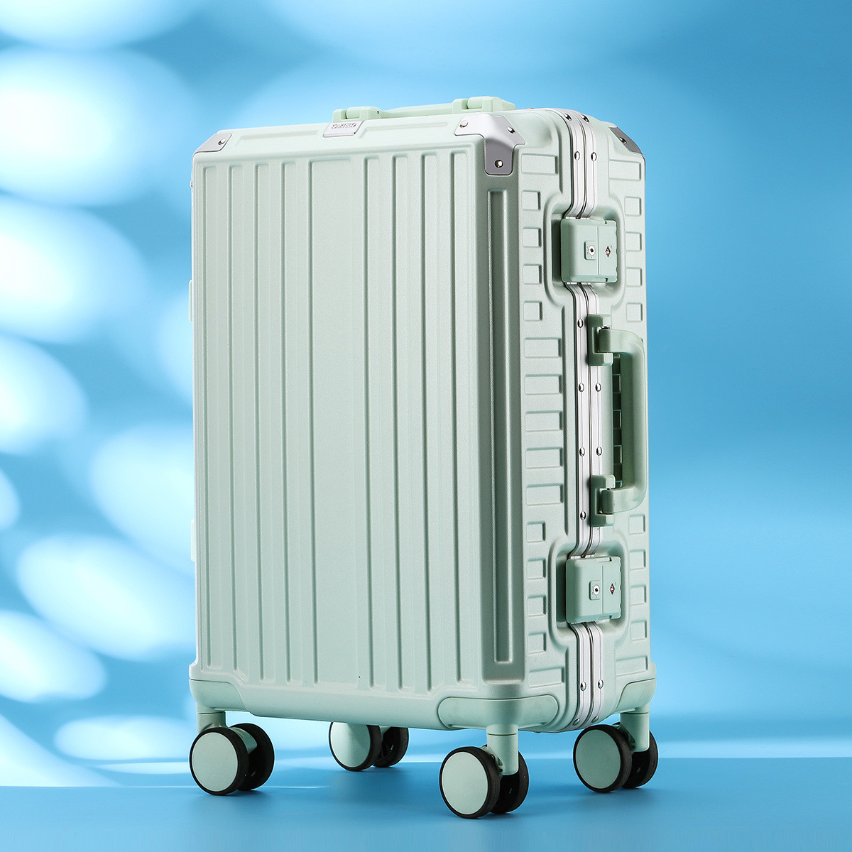 2021 New Luggage Women&#039;s Trolley Case 24-Inch Male Universal Wheel Student Password Travel Boarding Leather Suitcase