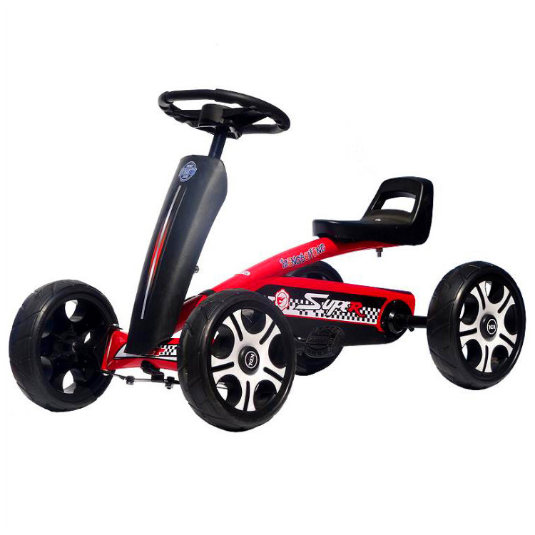 Children&#039;s go-kart four-wheel pedal boys and girls children can sit two-three-four-five-six years old three-wheeled 