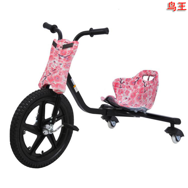 Factory Direct Sales Children&#039;s Three-Wheeled Bicycle 360-Degree Drift Bicycle Kart Retractable