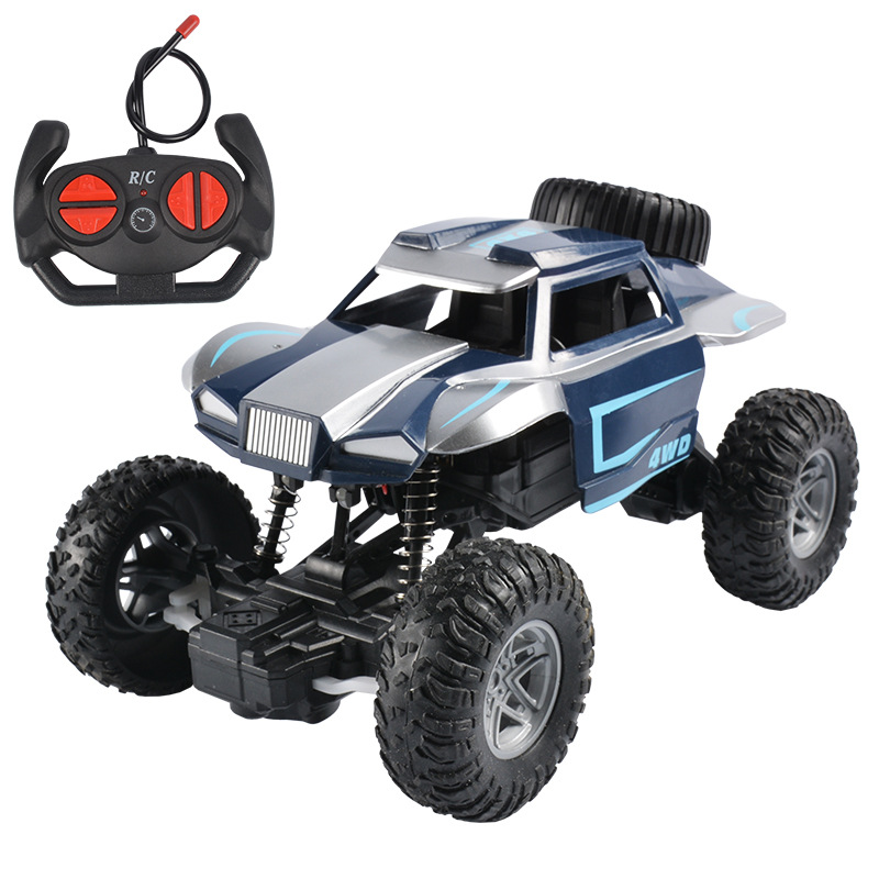 Remote-Control Automobile Toy off-Road Vehicle Four-Wheel Drive Charging High-Speed Drop-Resistant Rock Crawler Racing Car Drift Children&#039;s Toy Boy