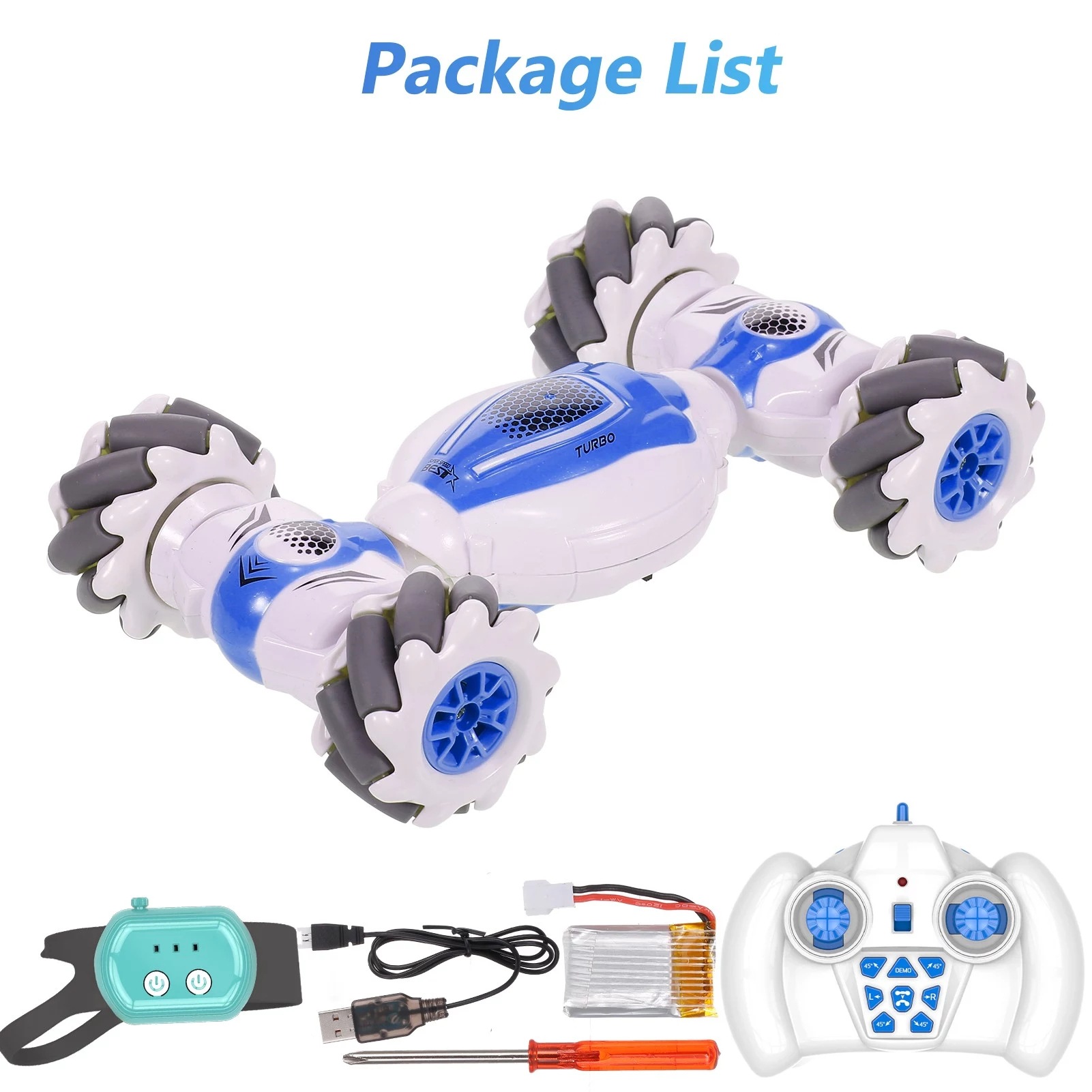 Cross-Border Mini 2.4G Gesture Induction Twist Car Remote-Control Automobile off-Road Four-Wheel Drive Drift Horizontal Manual Control Stunt Car