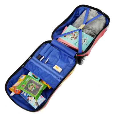18-Inch Special-Shaped Children&#039;s Trolley Case Luggage Student Suitcase Four-Wheel Car Suitcase Male Cartoon Cute Boarding Bag