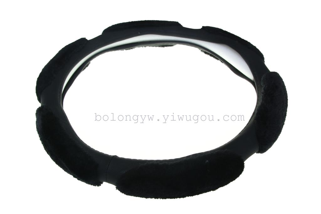 Automotive supplies steering wheel sets of plush car supplies 3D sets