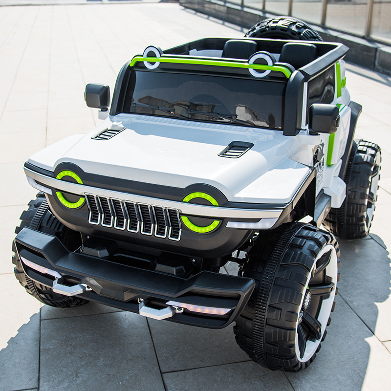 Children&#039;s Electric Toy Car Four-Wheel Portable Adult Toy Car Four-Wheel Drive off-Road Vehicle Double Baby Electric Car