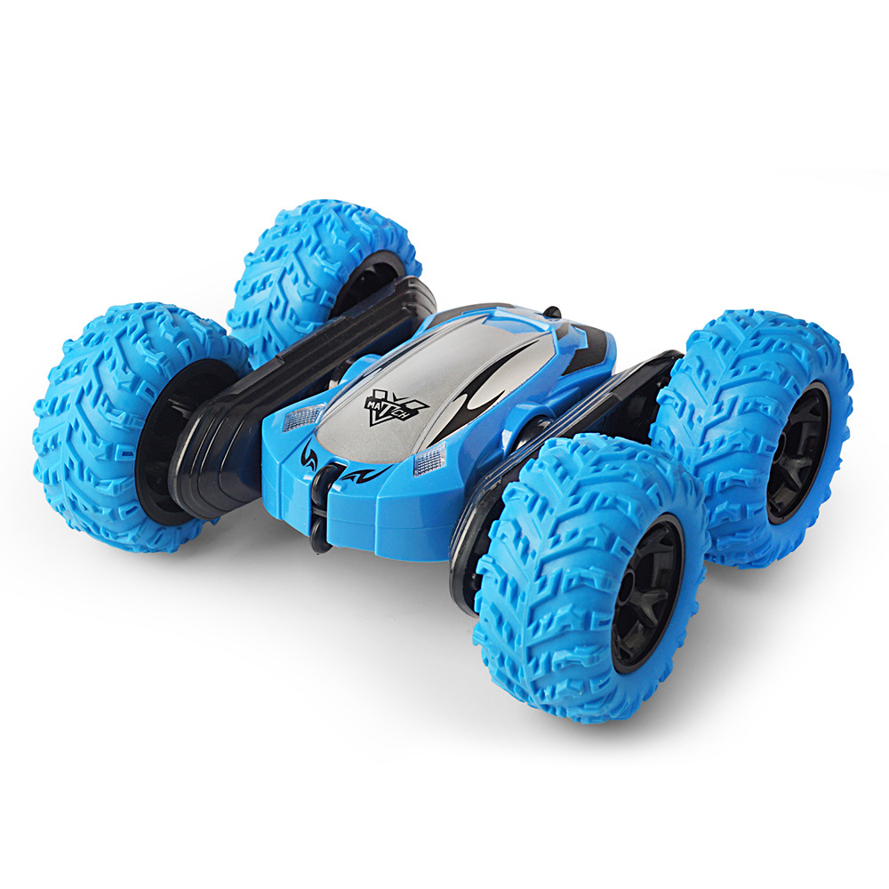 Dump remote-controlled charging fall-resistant children&#039;s toys two-sided acrobat rollover four-wheel-drive OFF-road vehicle manufacturers direct