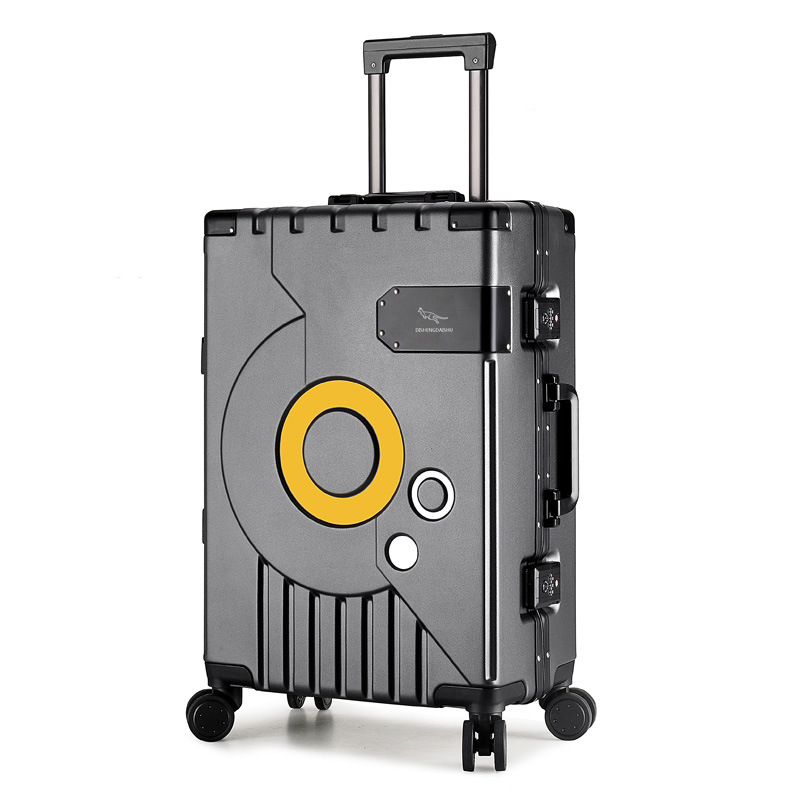 Baodi Kangaroo Suitcase Large Capacity Hard Case 20-Inch Mute Universal Wheel Trolley Case Luggage Boarding Bag 2023