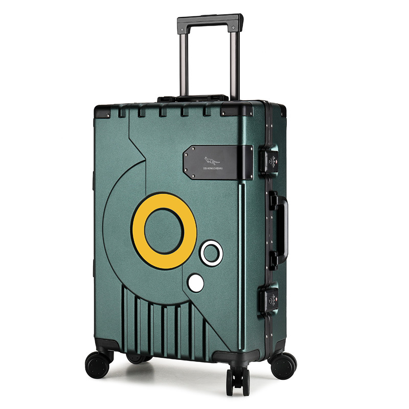 Baodi Kangaroo Suitcase Large Capacity Hard Case 20-Inch Mute Universal Wheel Trolley Case Luggage Boarding Bag 2023