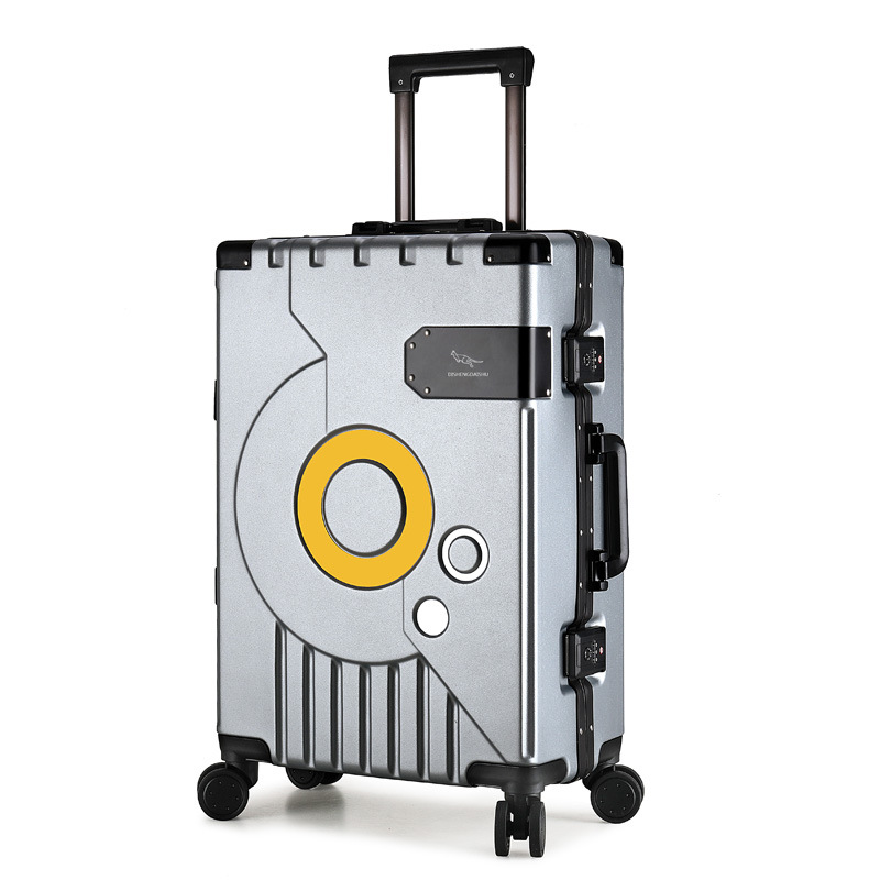 Baodi Kangaroo Suitcase Large Capacity Hard Case 20-Inch Mute Universal Wheel Trolley Case Luggage Boarding Bag 2023