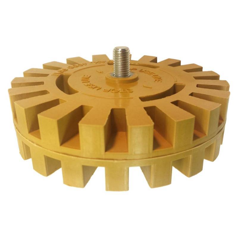 Pneumatic Plastic Plate 25mm Glue Remover Rubber Polishing Wheel Car Tire Polishing Wheel 